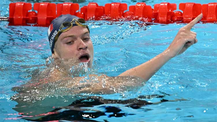 Marchand 'goosebumps' after breaking French Olympic swimming gold drought