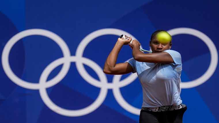 پیرس اولمپکس : کوکوگف ، جسیکا  پیگولا ٹینس ویمنز ڈبلز کے دوسرے راؤنڈ میں داخل