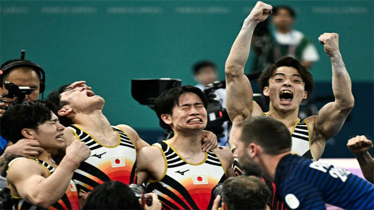 Japan snatch Olympic men's gymnastics gold after China stumble late on