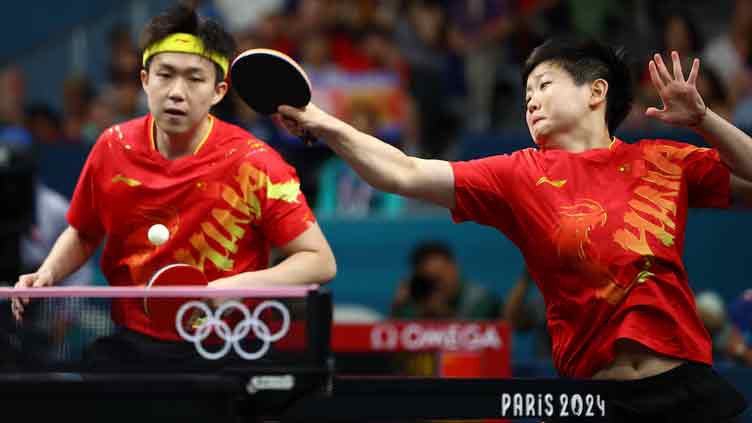 Table Tennis-China's Wang and Sun win mixed doubles gold