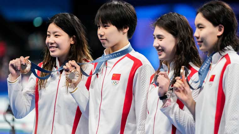 پیرس اولمپکس: چین سرفہرست، جاپان دوسری جبکہ فرانس تیسری پوزیشن پر موجود
