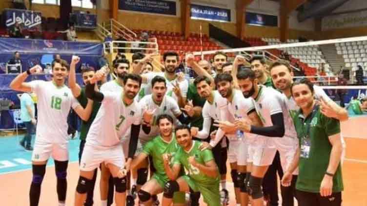 Pakistan team secures victory in Asian Men's Volleyball Championship