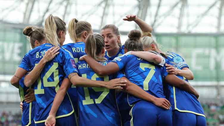 Sweden sweep to 3-0 win over Ireland in women's Euro qualifier