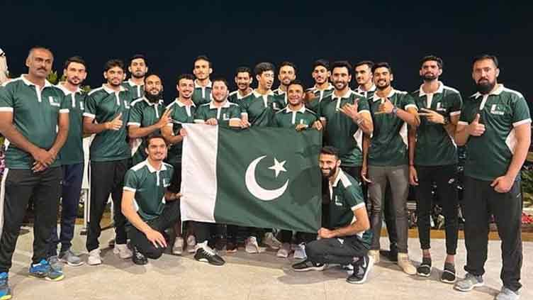 Pakistan volleyball team reach Bahrain for AVC Challenge Cup