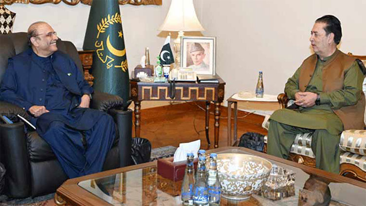 Governor GB calls on President Zardari