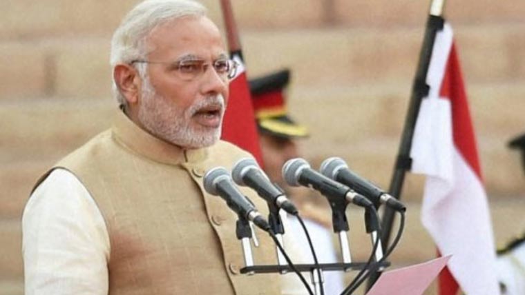 مودی نے مسلسل تیسری بار بھارتی وزیراعظم کے عہدے کا حلف اٹھا لیا