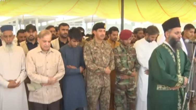 Capt Faraz Ilyas laid to rest with full military honours; PM attends last rites