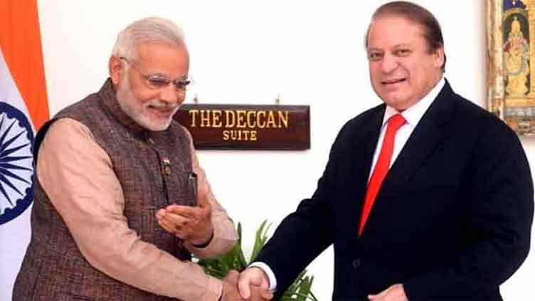 Nawaz Sharif felicitates Modi on re-election as Indian PM