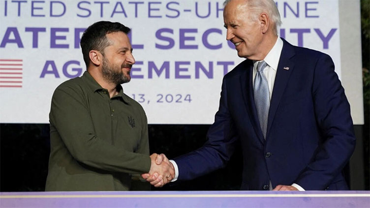 Biden and Zelensky sign 10-year US-Ukraine security agreement
