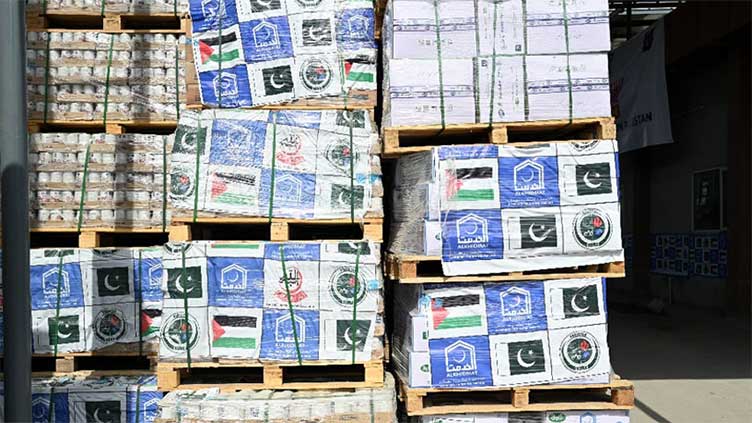 Pakistan dispatches 9th consignment of relief assistance for Gaza