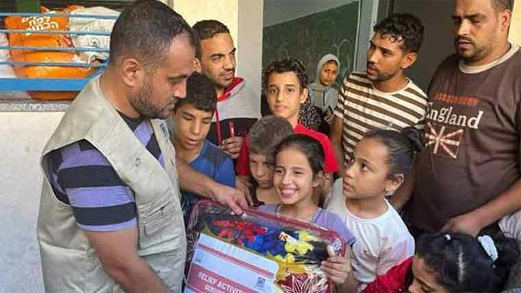 Alkhidmat Foundation celebrates Eid with Gaza refugees in Cairo