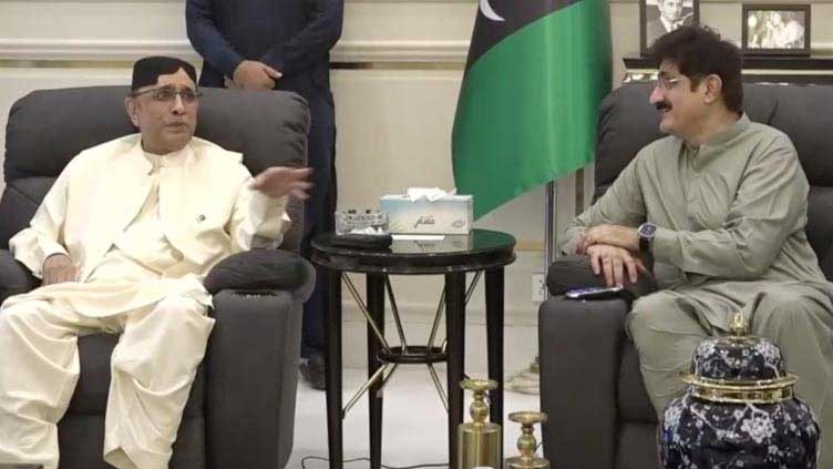 Sindh CM meets President Zardari, extends Eid greetings