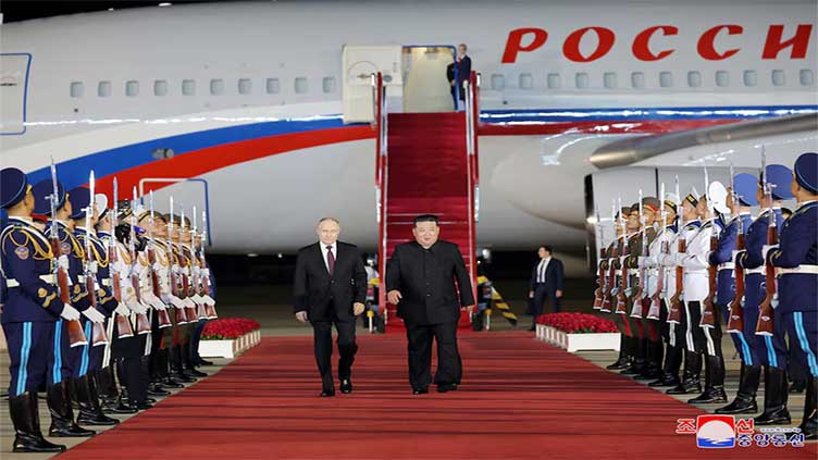 Putin gets lavish welcome in North Korea with vows of support