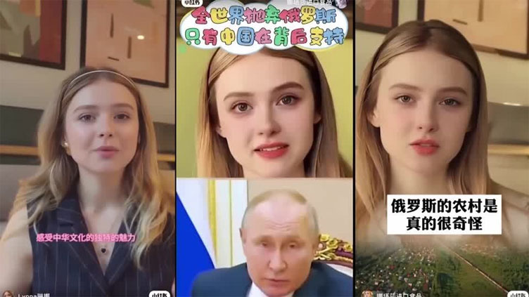 In China, AI transformed Ukrainian YouTuber into a Russian