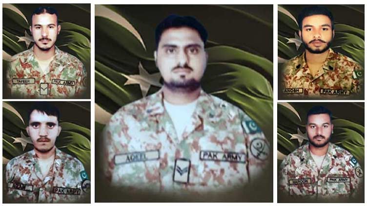 Five soldiers martyred in Kurram IED blast