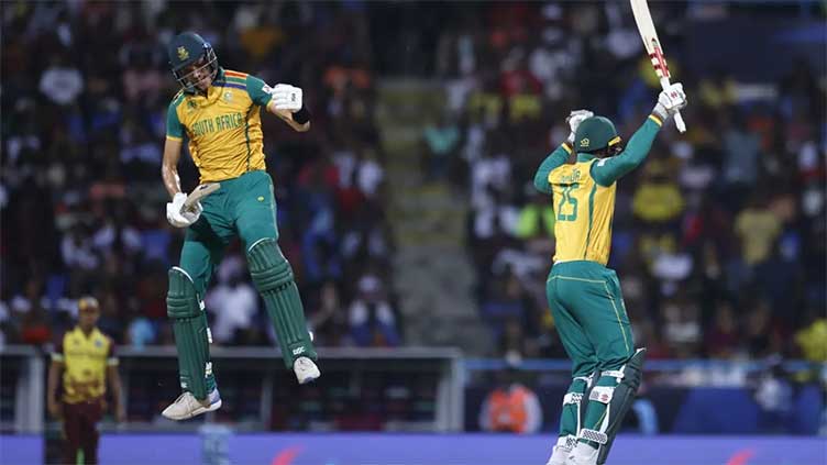 T20 World Cup: South Africa beat West Indies in rain-hit match to reach semi-finals