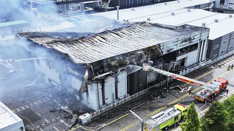 Fire at lithium battery factory in South Korea kills 22 mostly Chinese migrant workers