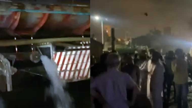 کراچی: شدید گرمی میں پانی بند کرنے پر شہری مشتعل، ہائیڈرنٹ پر دھاوا بول دیا