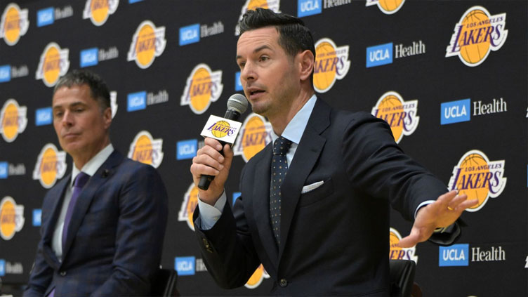 Lakers introduce JJ Redick as first- time head coach
