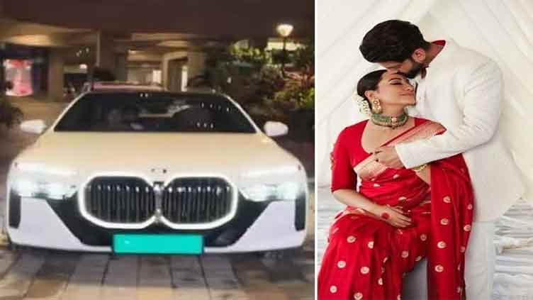 Zaheer Iqbal gifts luxurious BMW i7 to Sonakshi Sinha 