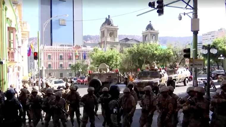 بولیویا میں فوجی بغاوت ناکام ، آرمی چیف گرفتار