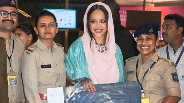 Rihanna leaves India after performance at wedding of Mukesh Ambani's son