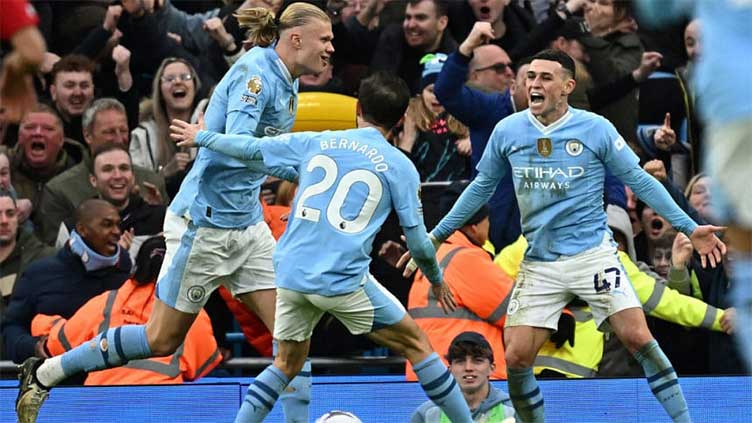 Foden double inspires Man City to derby day fightback over Man Utd