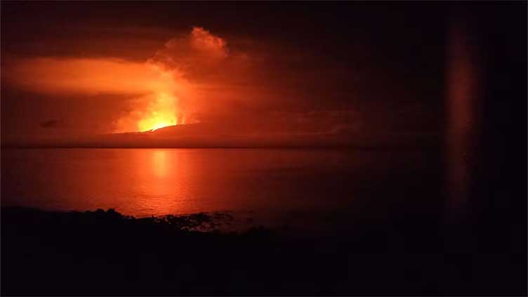 Galapagos volcano starts to erupt on uninhabited island