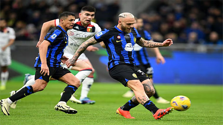 Inter beat Genoa to take further step towards Serie A title
