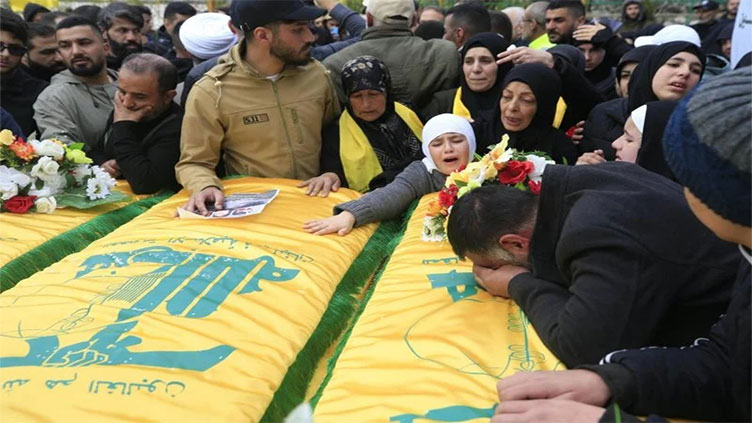 Lebanon's Hezbollah holds funeral for Israeli strike victims