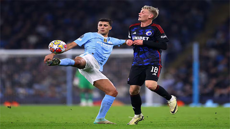Man City through to Champions League quarters after easy 3-1 win over Copenhagen