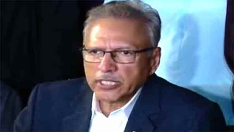 Alvi defends presidential term, says ready to face Article 6
