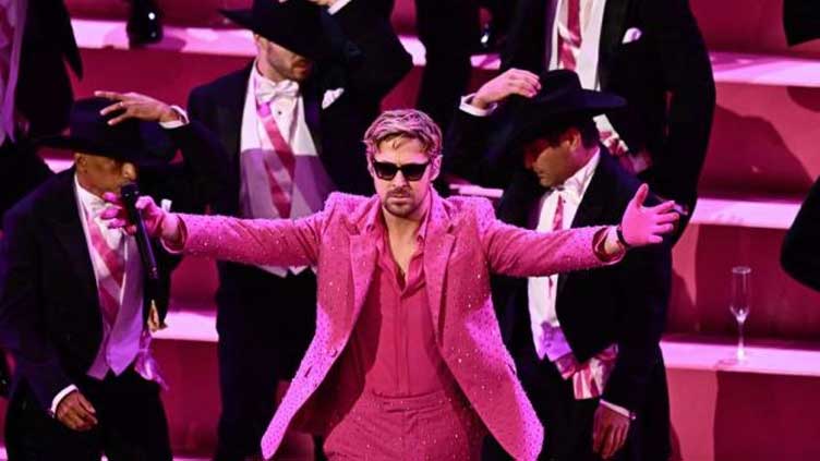 Ryan Gosling brings pink-washed Kenergy to the Oscars