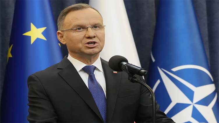Poland's president calls on NATO allies to raise spending on defense to 3% of GDP