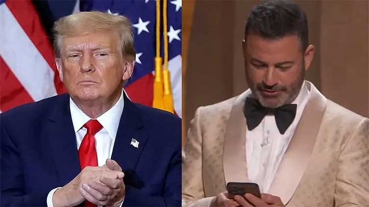 Jimmy Kimmel fires back after Trump slams 'boring' Oscars