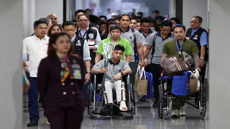 Philippine seafarers who survived Houthi Red Sea attack arrive home