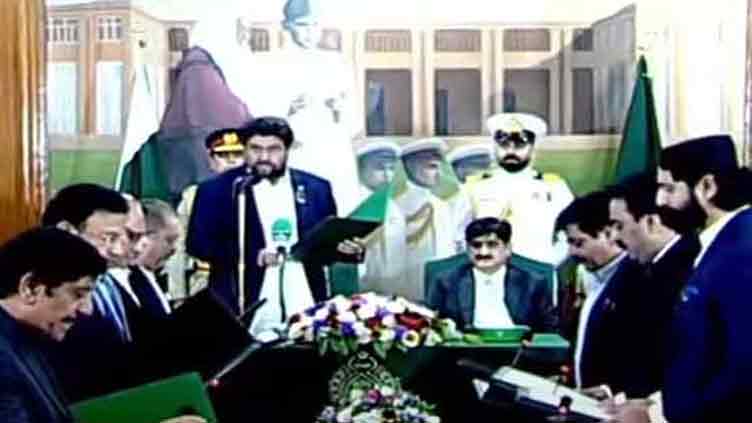 Nine-member Sindh cabinet takes oath