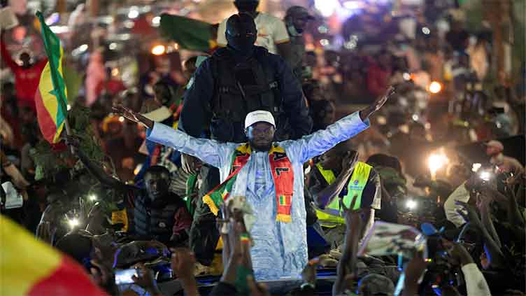 Freed from jail, Senegal opposition presidential candidate draws hundreds to first event