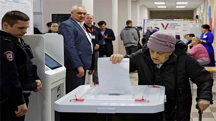 Russia's presidential vote starts final day with accusations of Kyiv sabotage