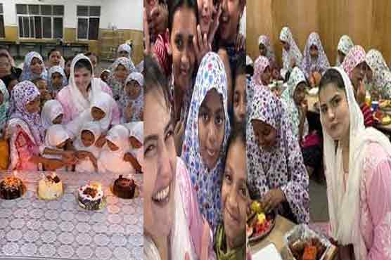 بالی ووڈ کی اداکارہ زرین خان کا سالگرہ منانے یتیم خانے کا انتخاب