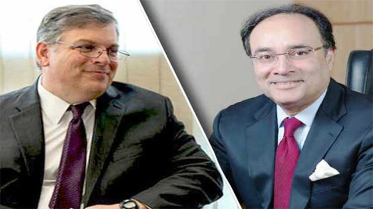 US envoy assures finance minister completion of IMF programme