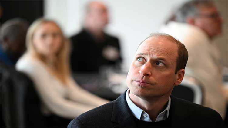 Kate needs to be here, Prince William says on latest trip
