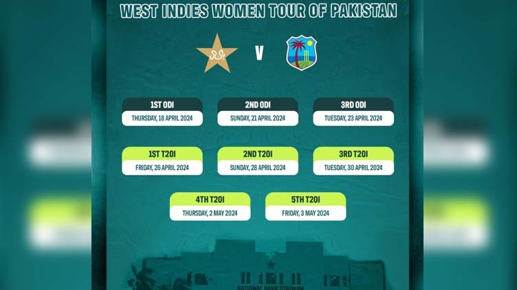 Schedule for West Indies women tour to Pakistan announced