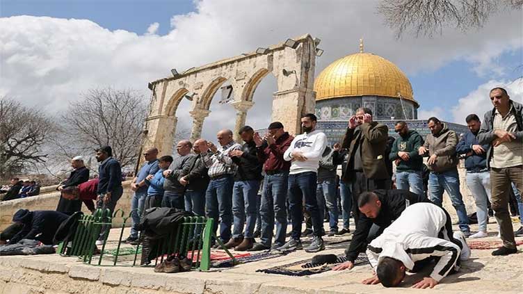 Ramazan prayer at Jerusalem's Al-Aqsa under the shadow of Gaza war