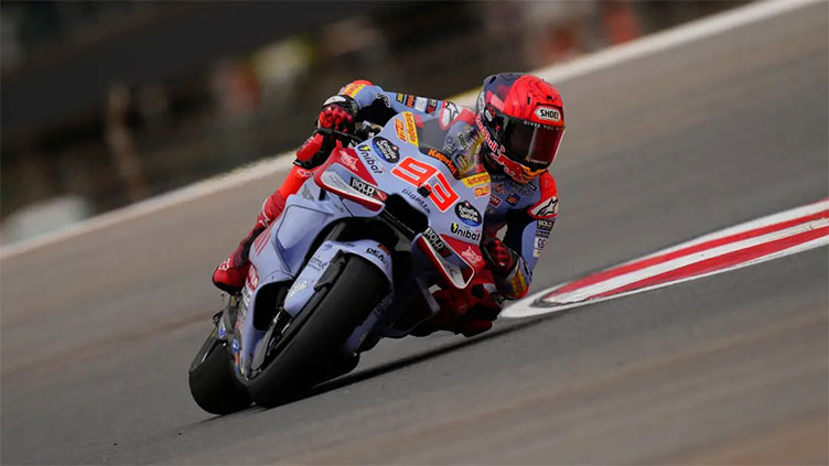 Marquez impresses despite crash in Portugal MotoGP practice
