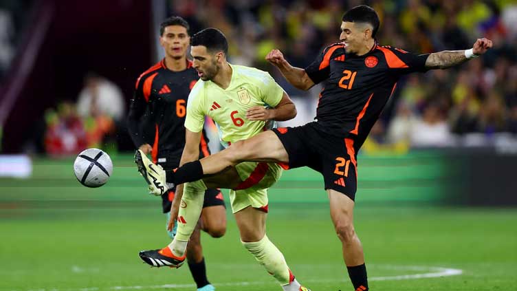 Munoz strikes to give Colombia 1-0 win against Spain
