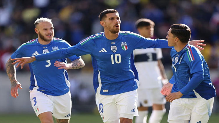 Pellegrini and Barella give Italy 2-0 win over Ecuador