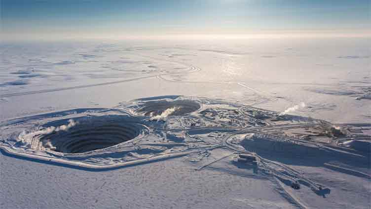 Canada's mild winter disrupts key ice road to remote Arctic diamond mines