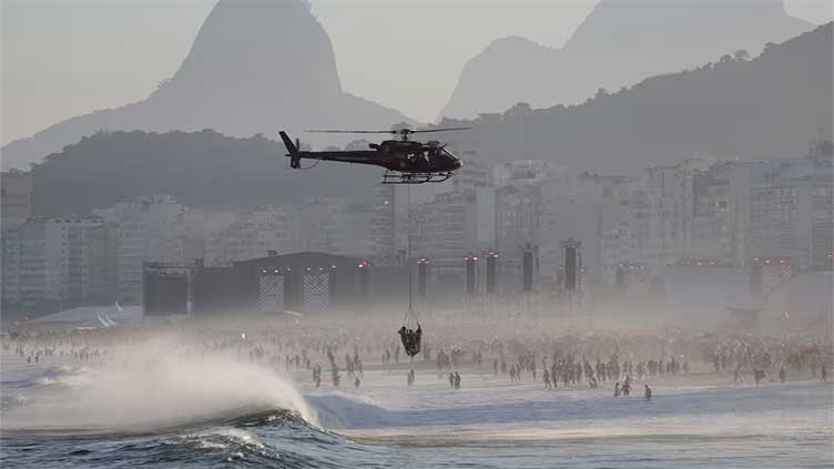 Thousands of Madonna fans gather on Copacabana beach for free concert