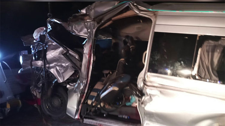 Three killed, several injured in van, trailer collision in Hyderabad